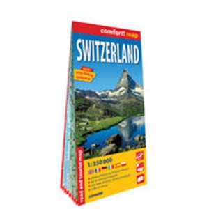 Obrazek Szwajcaria (Switzerland) laminowana mapa samochodowo-turystyczna 1:350 000