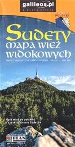 Picture of Sudety mapa wież widokowych 1:200 000