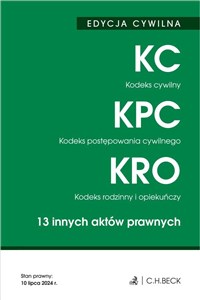 Obrazek Edycja cywilna Kodeks cywilny Kodeks postępowania cywilnego Kodeks rodzinny i opiekuńczy