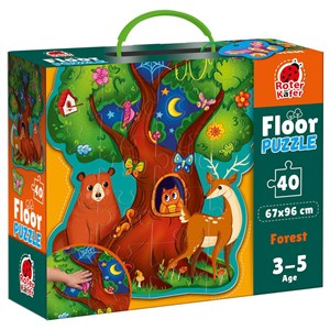 Obrazek Puzzle podłogowe Zwierzęta leśne RK7010-04