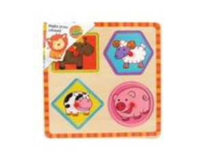 Picture of Układanka drewniana z pinezkami Zwierzęta gospodarskie