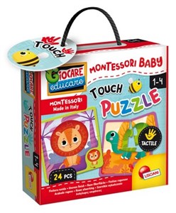 Obrazek Montessori Baby Touch Puzzle 24 elementy Wiek 1-4