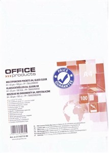 Obrazek Koszulki A4 PP krystal 60mikr. 100szt
