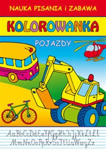Picture of Pojazdy Nauka pisania i zabawa Kolorowanka