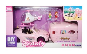 Picture of Samochód dla lalki z przyczepą