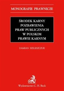 Picture of Środek karny pozbawienia praw publicznych w polskim prawie karnym