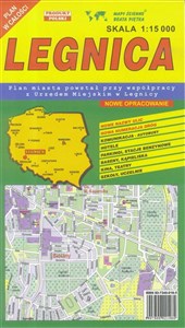 Obrazek Legnica 1:15 000 plan miasta PIĘTKA