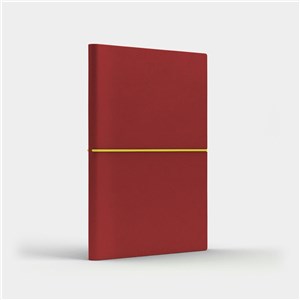 Obrazek Notatnik like U Fun M kropki czerwony/jasnozielony