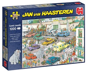 Picture of Puzzle 1000 Jumbo idzie na zakupy