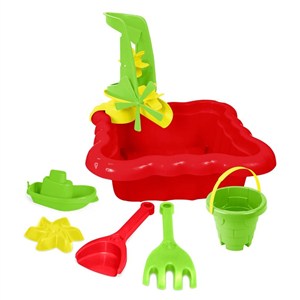 Picture of Piaskownica z akcesoriami czerwona