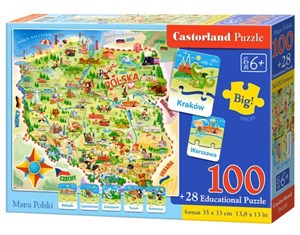 Picture of Puzzle edukacyjne Mapa Polski