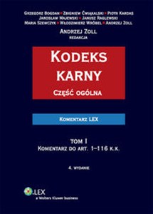 Picture of Kodeks karny Część ogólna Komentarz Tom 1