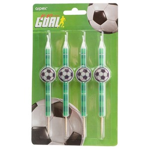 Obrazek Świeczki Gol! 10,5cm 4szt