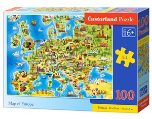 Picture of Puzzle 100 Mapa Europy B-111060