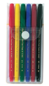 Obrazek Pisaki 2,0mm 6 kolorów PENTEL