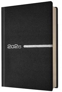 Picture of Kalendarz 2026 A5 dzienny czarny