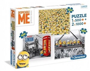Picture of Puzzle 1x500  2x1000 Minionki