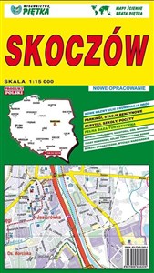 Obrazek Skoczów 1:15 000 plan miasta PIĘTKA