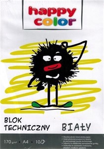 Picture of Blok techniczny A4 10 kartek Happy Color