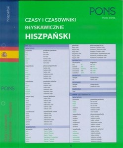 Picture of Czasy i czasowniki błyskawicznie Hiszpański