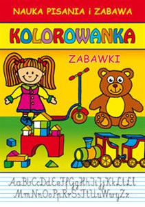 Picture of Zabawki Nauka pisania i zabawa Kolorowanka