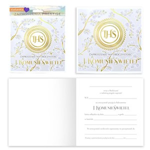 Obrazek Zaproszenie Komunia 5szt