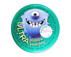 Obrazek Ultra Plastelina Pachnąca metaliczna niebieska