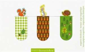 Picture of Zakładki magnetyczne Leśne zwierzęta Zestaw 3 sztuki