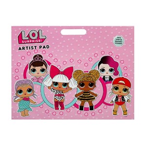 Obrazek Blok rysunkowy z naklejkami LOL Surprise