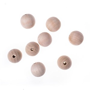 Obrazek Koraliki drewniane kulki 30mm 8szt