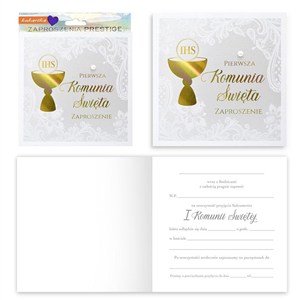 Obrazek Zaproszenie Komunia 5szt