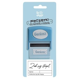 Obrazek Pieczątka z napisem - Geniusz