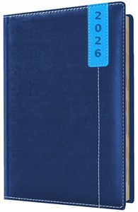 Obrazek Kalendarz 2026 A6 tygodniowy notesowy niebieski