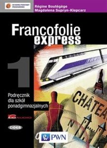 Obrazek Francofolie express 1 Podręcznik z 2 płytami CD Szkoły ponadgimnazjalne
