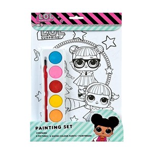 Obrazek Kolorowanka z farbami LOL Surprise