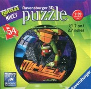 Obrazek Puzzle 3D Żółwie Ninja 54 Mikey