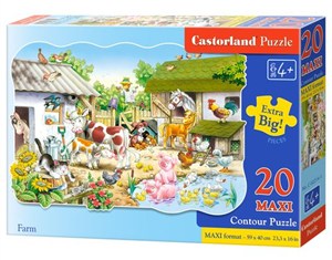 Picture of Puzzle Maxi Konturowe: Farm 20
