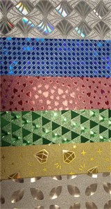 Obrazek Wycinanka A4/6K brokatowa szafir