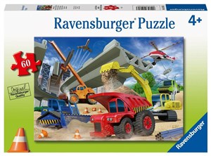Picture of Ravensburger, Puzzle 60: Maszyny budowlane (05182)