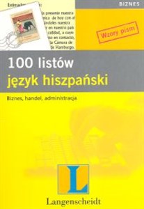 Picture of 100 listów Język hiszpański
