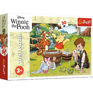 Obrazek PUZZLE 30 Dzień z Puchatkiem 18321