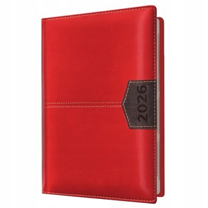 Picture of Kalendarz 2026 A6 tygodniowy czerwony