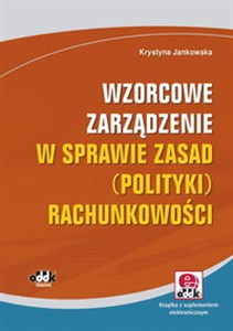 Picture of Wzorcowe zarządzenie w sprawie zasad (polityki) rachunkowości Książka z suplementem elektronicznym