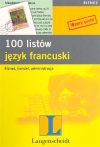 Picture of 100 listów Język francuski Biznes, handel, administracja