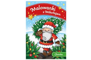 Obrazek Malowanki z Mikołajem Choinka