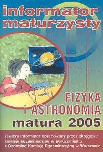 Picture of Fizyka i astronomia Matura 2005