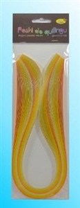 Picture of Paski do quillingu 3mmx50cm żółte 100szt