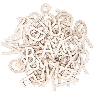 Picture of Litery drewniane 100szt