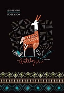 Picture of Notatnik ozdobny 143x210/64K kratka Antylopa