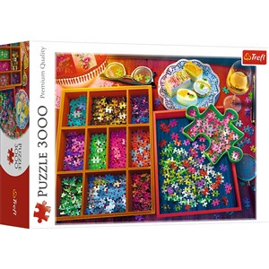 Obrazek Puzzle 3000 Wieczór z puzzlami 33079